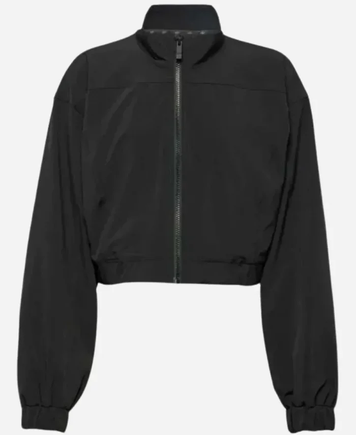 Marie Bach Hansen Tv Series Secrets We Keep 2025 Cecilie Black Cropped Jacket