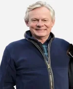 Martin Clunes Out There 2025 Blue Jacket