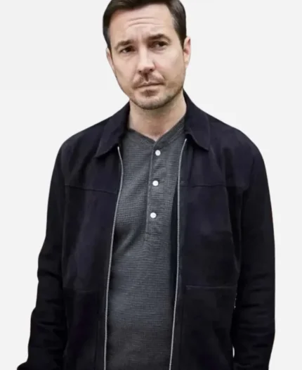 Martin Compston Fear S01 Black Jacket
