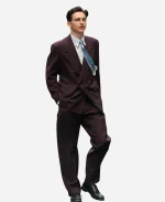 Marty Supreme 2025 Timothée Chalamet Brown Suit