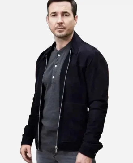 Martyn Fear 2025 Martin Compston Black Cotton Jacket