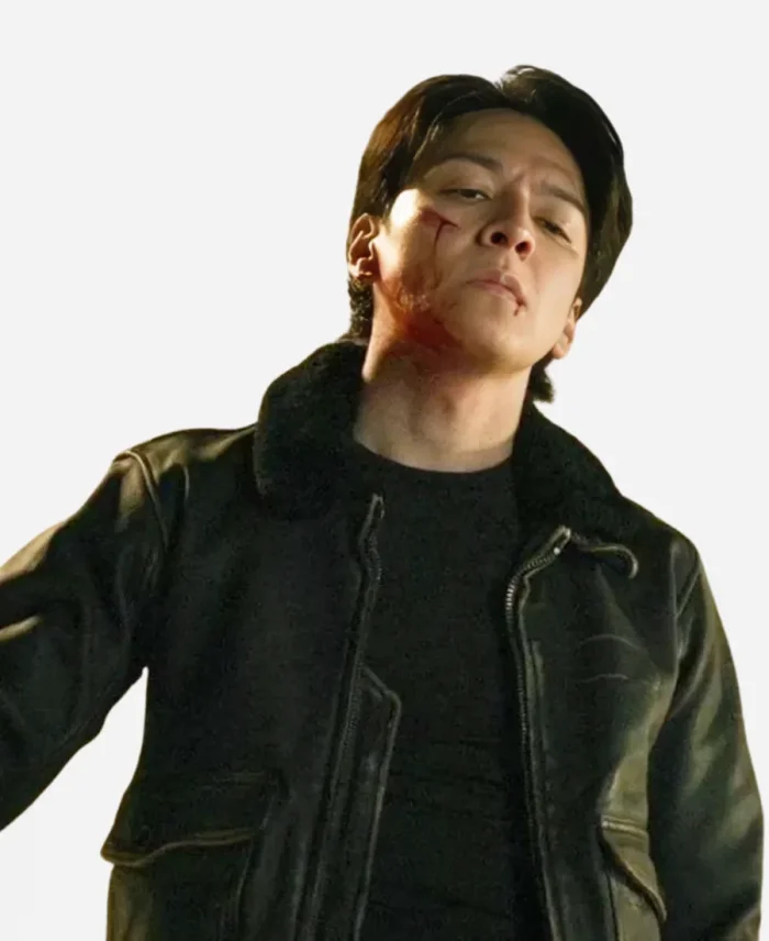 Masahiro Higashide Demon City Black Leather Jacket