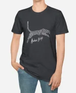 Masha Dmitrichenko Tv series Nine Perfect Strangers Nicole Kidman Leopard Grey T-Shirt