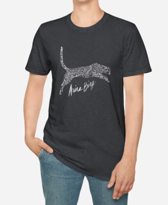 Masha Dmitrichenko Tv series Nine Perfect Strangers Nicole Kidman Leopard Grey T-Shirt