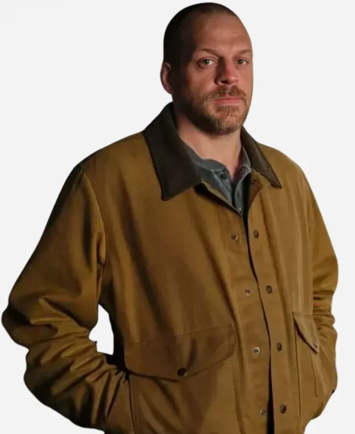 Matthew Gurney Reunion 2025 Daniel Brennan Brown Cotton Jacket