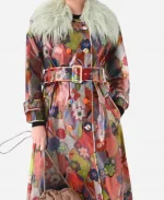 Megan Stalter Too Much 2025 Floral Trench Coat