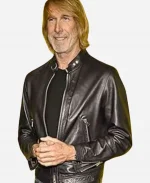 Michael Bay Drop 2025 Black Leather Jacket