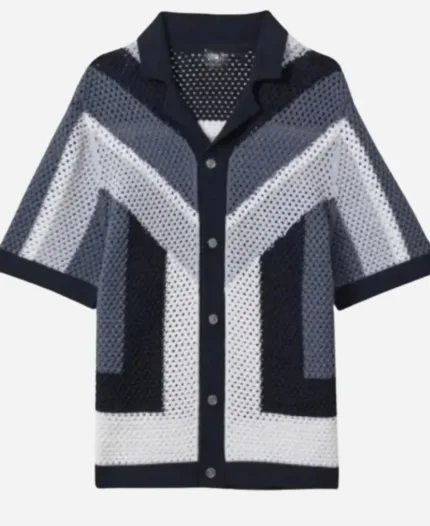 Michael Graziadei The Young And The Restless 2025 Daniel Romalotti Crochet Shirt