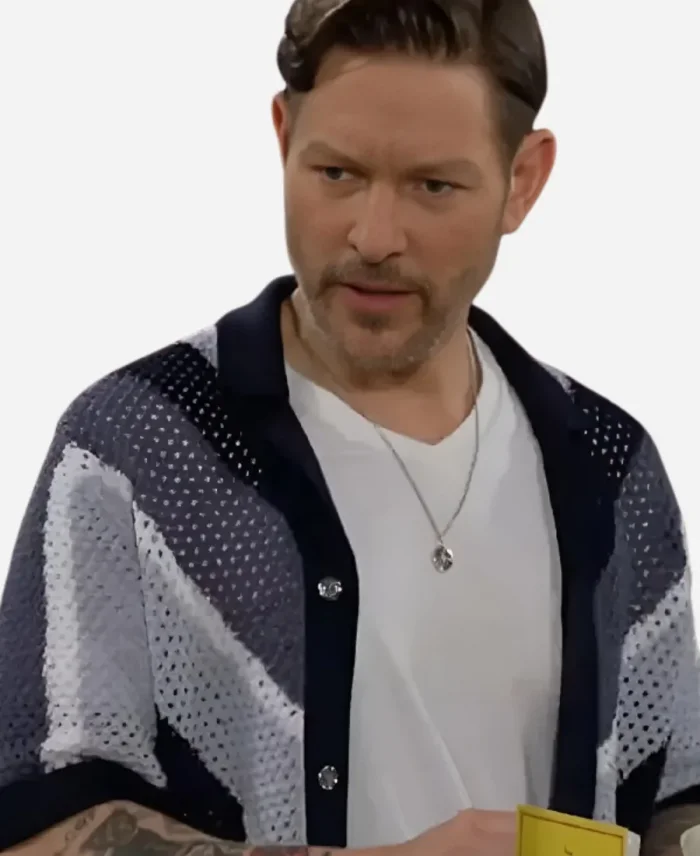 Michael Graziadei The Young And The Restless Crochet Shirt