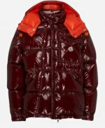 Michael Shannon Burgundy Puffer Jacket Nine Perfect Strangers