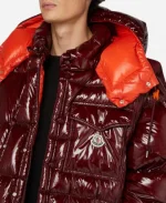 Michael Shannon Nine Perfect Strangers Burgundy Puffer Jacket