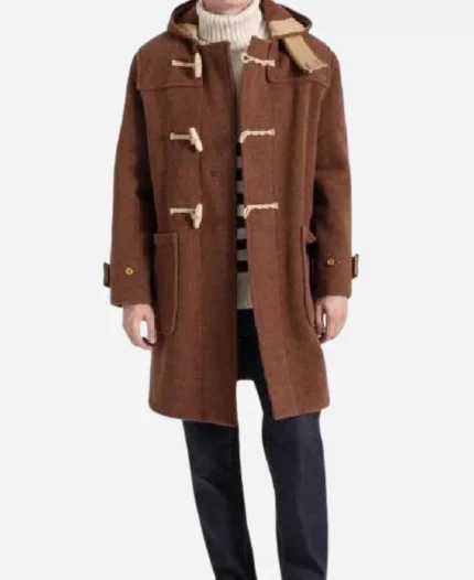 Mick Palmer TV-Series Art Detectives 2025 Stephen Moyer Rust Duffle Coat