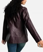 Millie Gibson Doctor Who S15 Purple Blazer