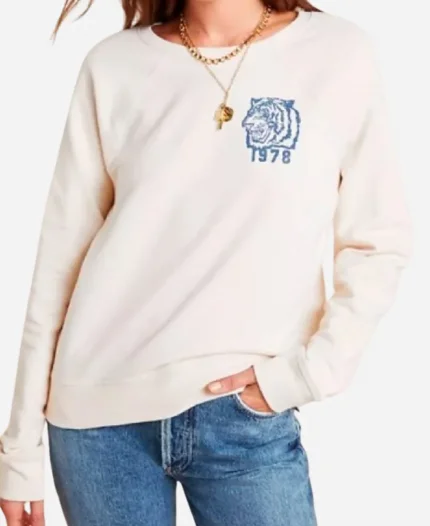 Mini Reni 2025 Joanna Gaines Tiger 1978 White Sweatshirt