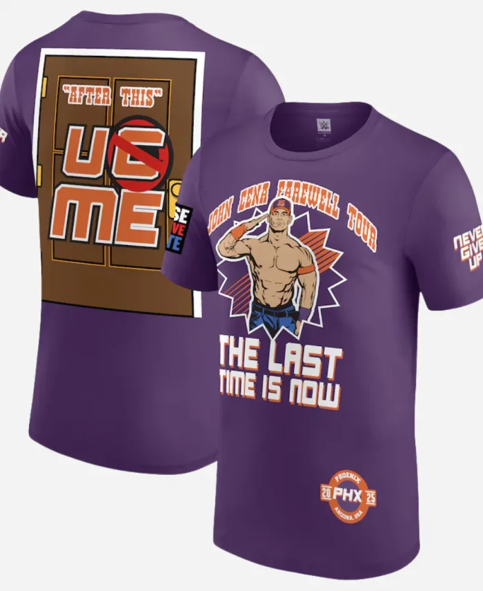 Monday Night RAW John Cena Purple T-Shirt For Sale