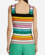 Morgan Radford Daily News 2025 Striped Tank Top