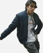 Motorheads Zac Torres Blue Bomber Jacket