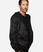 Movie Tron Ares 2025 Trent Reznor Black Hooded Jacket