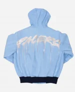NBA 2025 Indiana Pacers City Edition Blue Denim Full-Zip Hooded Jacket For Unisex
