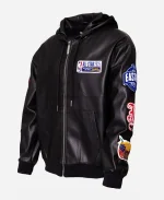 Jeff Hamilton NBA All-Star 2025 San Francisco Leather Zip-Up Jacket