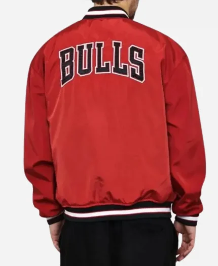 NBA Chicago Bulls Red Varsity Jacket