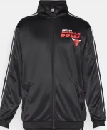 NBA Chicago Bulls Top Track Black Jacket