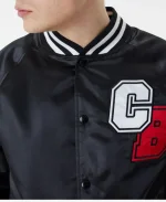NBA Chicago Bulls Varsity Black Jacket