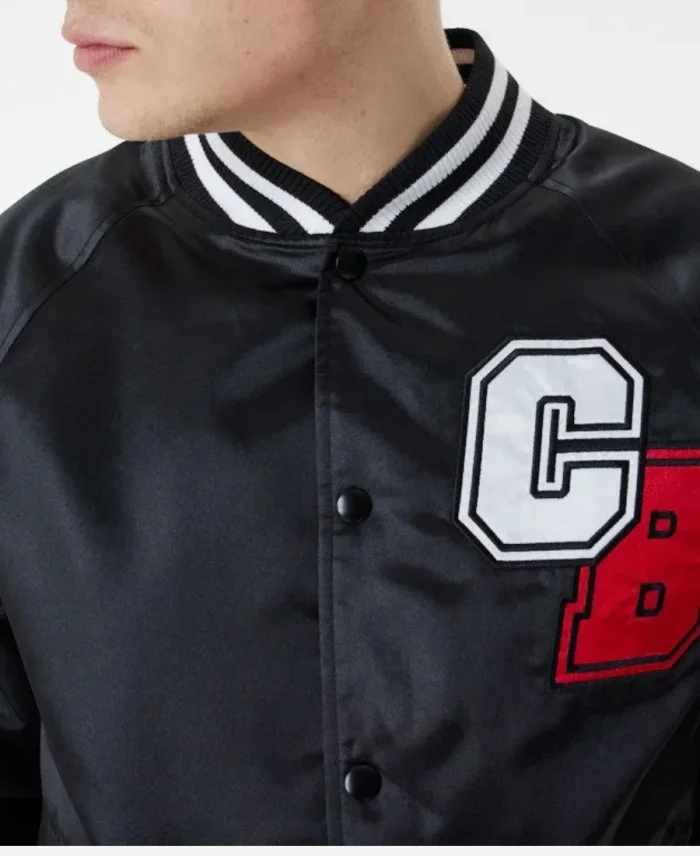 NBA Chicago Bulls Varsity Black Jacket
