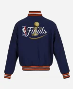 NBA Finals 2025 Oklahoma City Thunder Final Day Blue Wool Varsity Jacket For Unisex