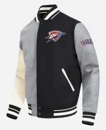 NBA Finals Oklahoma City Thunder Color Block Varsity Jacket