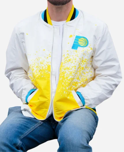 NBA Indiana Pacers 24-25 City Edition Bomber Jacket