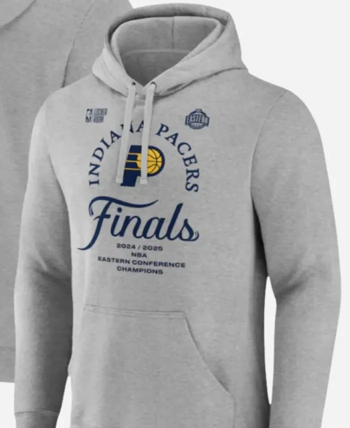 NBA Indiana Pacers Locker Room Grey Hoodie