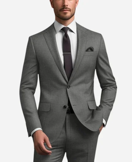 NBA Player Kobe Bryant Grey 2000 Suit For Unisex