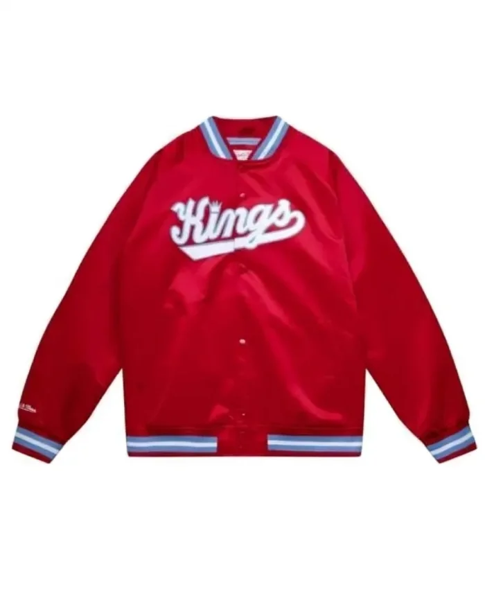 NBA Sacramento Kings Red Varsity Jacket