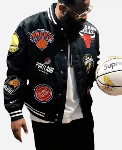 NBA Teams Nike Black Warm Up Jacket
