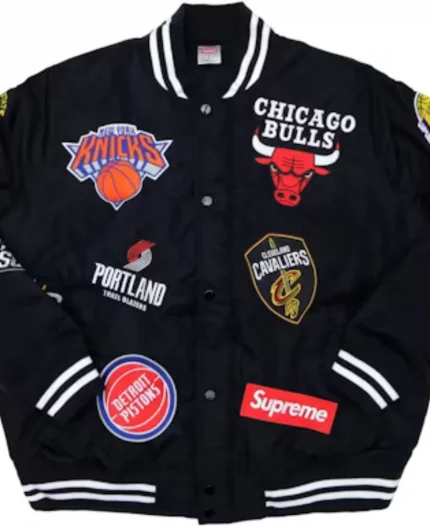 NBA Teams Nike Warm Up Black Jacket