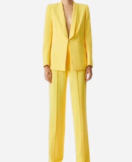 NBC News Daily Morgan Radford Yellow Suit