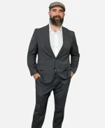 NEW YORK 2025 Amazon Upfront Jason Kelce Black Suit