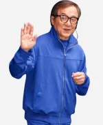 NYC 2025 Jackie Chan Blue Bomber Jacket