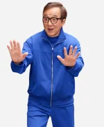 NYC 2025 Jackie Chan Blue Jacket