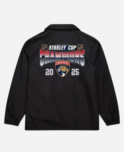 National Hockey League 2025 Stanley Cup Champions Florida Panthers Black Jacket For Unisex