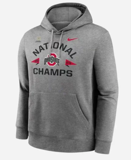 National Ohio State Champs Pullover Grey Hoodie
