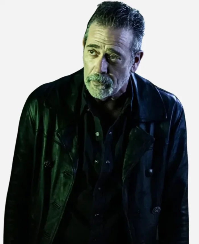 Negan Smith Black Leather Jacket