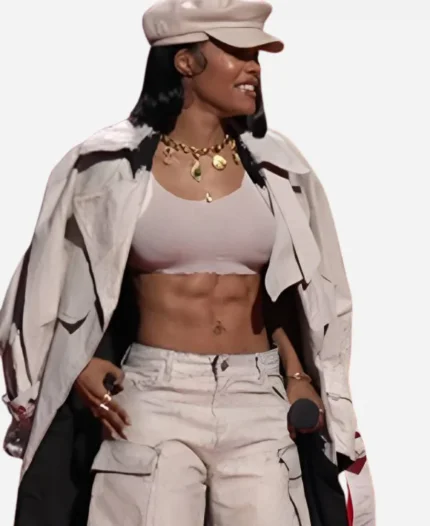 Netflix Tudum 2025 Patchwork Denim Cargo Pants
