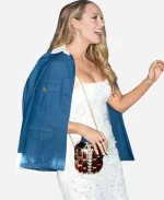 New York City 18th Annual Tribeca Artists Dinner Blake Lively Blue Denim Jacket