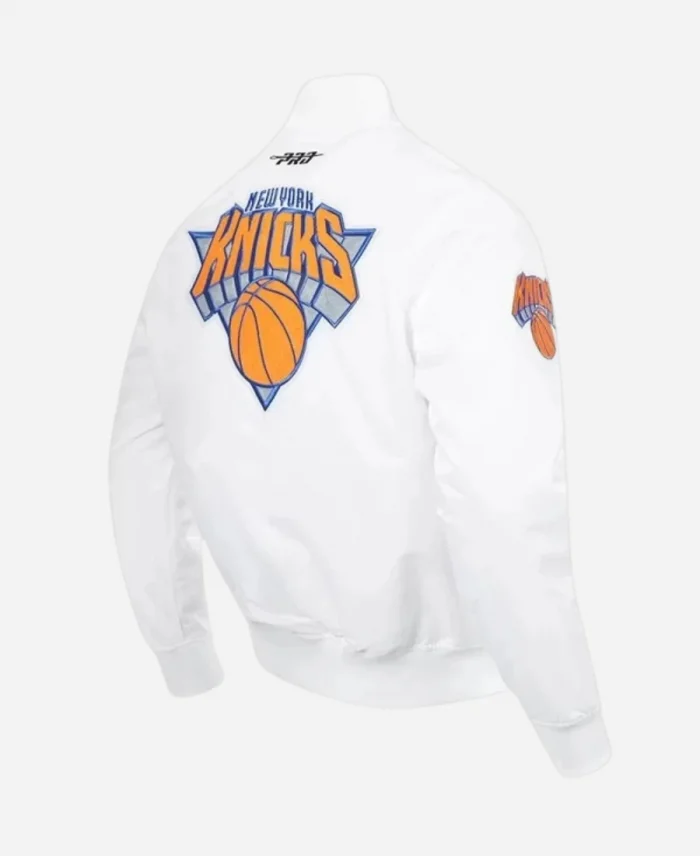 New York Knicks Pro Standard White Jacket