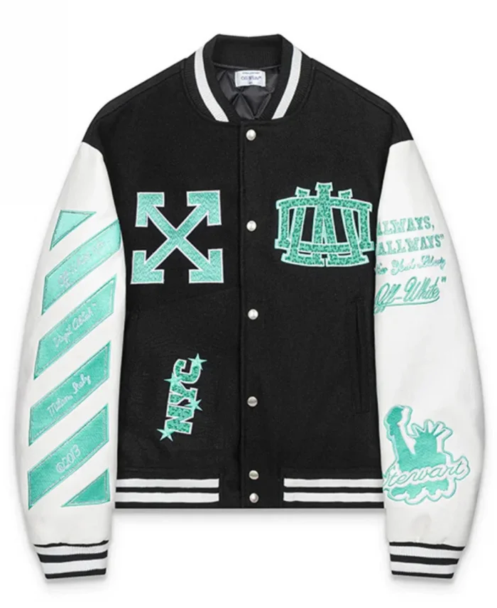 New York Liberty WNBA Letterman Varsity Jacket