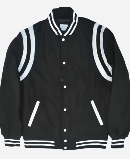 Nicolas Duvauchelle Movie Lost Bullet Black Vasity Jacket