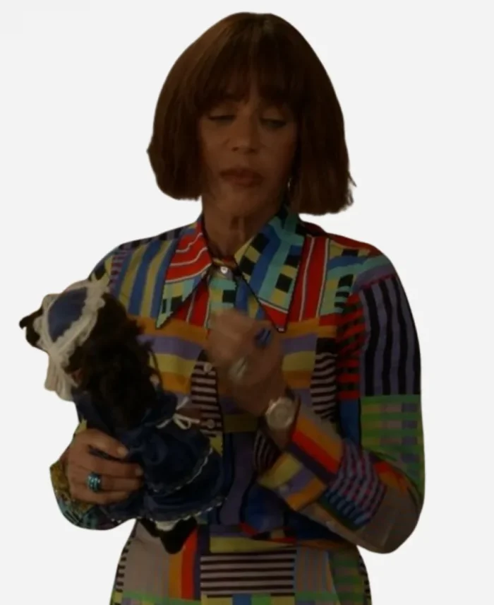 Nicole Ari Parker Tv Series And Just Like That Lisa Todd Wexley Multicolor Shirt
