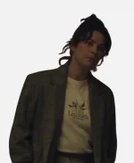 Nine Perfect Strangers Annie Murphy Gray Long Coat